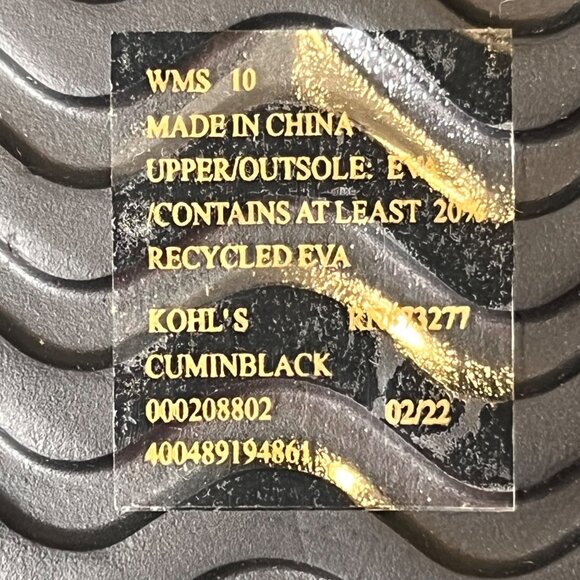 SO Women Size 10 Black Open-Toe Slide Sandals Comfortable Lightweight Slip-On - Picture 8 of 15